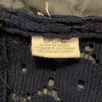 Quiksilver  Sheer Lace Shift Dress With Slip Navy Keyhole Cutout Back Large Photo 5