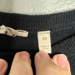 Soft Surroundings Black Tunic Sweater Split Hem Scoop Neck High Low Oversized XS Photo 1