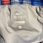 Nike  Shorts Women Medium Orange Blue Geometric Print Athletic Running Athleisure Photo 3