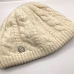 Y2K Gravis Cream 100% Wool Cable Knit Fleece Lined Beanie Adult S Ski Outdoors Photo 0