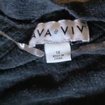 Ava & Viv  Charcoal Open Front Cardigan Photo 1