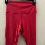 HeyNuts Workout Leggings Pink Hi Rise Compression Tummy Control Pants S Photo 3