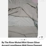 Blu Pepper Soft Gray Long Sleeve Dress Photo 9