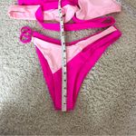 SheIn Pink and Light Pink Bikini Photo 2