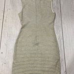 Reiss Kinette Textured Striped Gold Metallic Dress Size 6 Photo 6