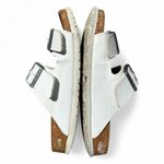 Birkenstock  Arizona White Leather Sandals – Size 38 (US 7) Photo 6