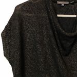 Vince metallic cowl neck dolman sweater top XS Photo 3