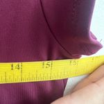 Free People Intimately  Burgundy‎ Square Neck Top Boho Coquette Romantic Medium Photo 5