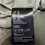 H&M Women's Olive Green Full Zip Ruched Long Sleeve Bomber Coat Jacket Size XS Photo 3