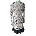 Ryu Rosette Detail Sheer Embroidered Lace Cardigan/Dress Retro Boho Cottage Photo 3