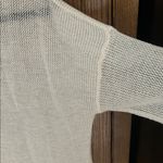 Donna Karan  New York Ivory Cream Crewneck Cashmere Sweater Large Photo 2