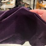 Rafaella Deep purple rain velvet whimsigoth holiday swanky silk wide leg pants NWT Photo 5