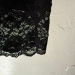 Wet Seal  Black Strapless‎ Tube Top M Lace Trim Y2K Going Out Stretchy Photo 1