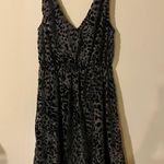 H&M black velvet dress size 6 Photo 2