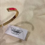 Kate Spade New With Tags  Push Lock Thin Enamel Coral Bangle Bracelet Photo 3