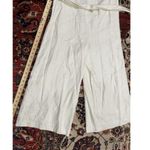 Alexis Women’s  — Evy White Linen Jumpsuit with Belt Photo 1