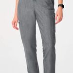 FIGS Technical Collection High Waisted Graphite Gray Relaxed Fit Scrub Pants XS Photo 0