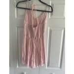 Abercrombie & Fitch Abercrombie Fitch Large Babydoll Pink Lace Eyelet Mini Romper Fairy Feminine Photo 4