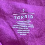 Torrid Foxy Mock Neck Zip Up Tank Top Womens Size 3X Purple Photo 6