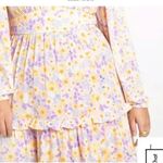 Eloquii Pastel Floral Print Tiered Maxi Dress, size 16 Photo 4