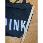 Victoria's Secret Pink Victoria’s Secret Tote Bag Womens Large Canvas Zip Top Shoulder Shopper Photo 7