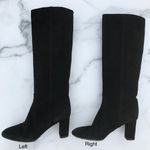 Valentino Garavani Valentino women’s black suede knee high block heel boots size IT 37 US 7 Photo 5