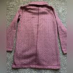 Lands' End   Women's Burgundy Fleece Tunic Pullover Sweatshirt XS 2-4 Photo 6