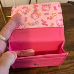 A Rare Modern Vintage Sanrio 2018 Hello Kitty Fabric Nylon ID Wallet Pink Photo 2