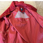 G III Sports Carl Banks OU Hooded Raincoat Size Medium Oklahoma Sooners Crimson Red Photo 3