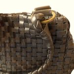 Nine West  Gold Basket Weave Shoulder Bag Purse with internal pockets Photo 2