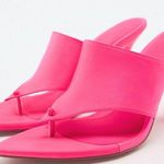 ZARA SATIN HIGH-HEEL SANDALS Photo 0