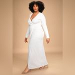 Lulus LULU’S Love Lasts Forever White Sequin Long Sleeve Maxi Dress Photo 4