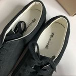 Madewell NEW Sidewalk Low Top Canvas Sneaker Black 8.5 Cloudlift Photo 3