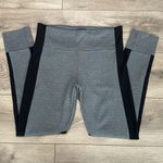 Athleta Essex Hybrid High Rise Heather Gray And Black Jogger Leggings Size Mediu Photo 0