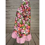 C Est 1946 Floral Blouse size Small Womens Ruffle Stretch Tunic Top NWT Shirt Photo 2