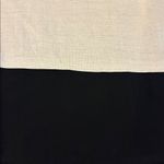 L'Agence  Women’s Black Mesh Top with White Trim and off White Band Size 4 Photo 4