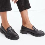Madewell  the Lugsole loafer in black‎ leather Photo 1