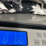 Rose + Olive  Monochrome Abstract 3/4 sleeve Top with ruched sleeves and sides Photo 6