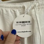 Isalis  Joyce Pants in White Size Medium Photo 2