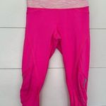 Lululemon Women’s 2 Pink Run Pace Crop Pants Maddie Ziegler Photo 0