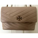 Tory Burch Small Kira Chevron Convertible Shoulder Bag - Devon Sand Photo 12