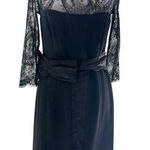 Teri Jon Ricki freeman lace bow dress black sz 6 Photo 0