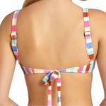 California Waves striped ring bralette swim top Photo 1