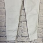 Madewell  pure white 10” high rise button fly cropped skinny jeans 28 Photo 3