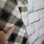 prAna  FLINT MAXI TUNIC SHIRT DRESS GRAY PLAID BUTTON FRONT M Photo 8