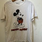 Disney VINTAGE  MICKEY MOUSE WHITE SHIRT SIZE MEDIUM (L7) Photo 0