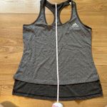 Adidas aero knit cool climate vintage gray polka dot tank top size medium Photo 3