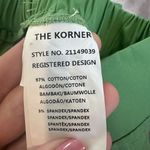 Anthropologie NWT ‎ The Korner Cropped Green Trousers Pants Size 4 Pastel Preppy Photo 5