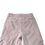 American Eagle  Corduroy Super High Rise Baggy Wide Leg Cargo Pants Pink size 8 Photo 6