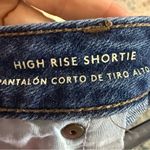 Universal Threads Universal Thread High Rise Dark Blue Button Fly Jean Shorts Size 6 Photo 4